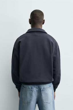 COTTON POLO SWEATSHIRT - Zara фото 3