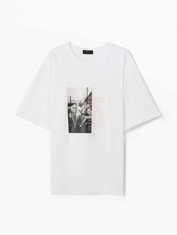 Футболка женская MIST Girl's rules, размер 42, белая