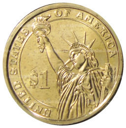 1 доллар 2013 года D США Уильям Мак-Кинли 25-й президент США