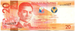Банкнота 20 песо 2023 года Филиппины