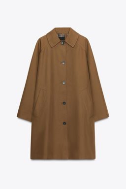 ZW COLLECTION MIDI TRENCH COAT - Zara фото 5