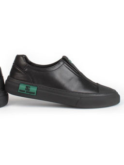 03-0121-1 BLACK Кроссовки мужские (натуральная кожа) - Фабричный китай фото 11