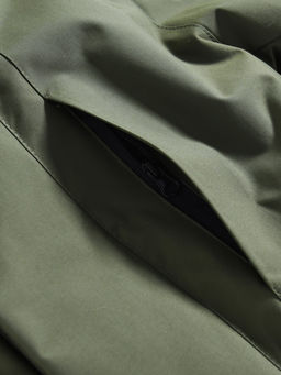 Парка зимняя подростковая для мальчика с капюшоном и мехом цвета хаки 9535Kh - Mtforce фото 18