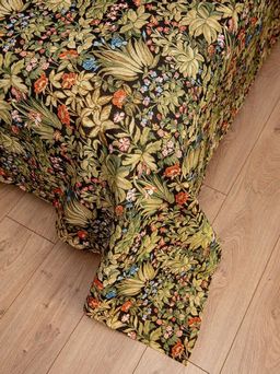 Ирис голубой Моррис 3410 - гобеленовое покрывало - Гобеленглавснаб фото 2