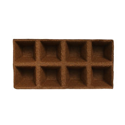 Цена за 60 шт. Кассета для рассады, 30×15×8 см, 8 ячеек по 150 мл, торф, 6×6 см