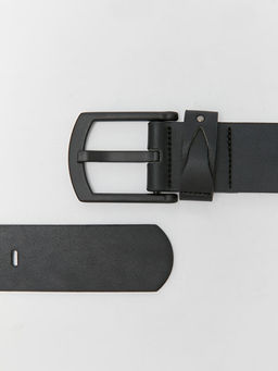 Deri G?r?n?ml? Erkek Kemer