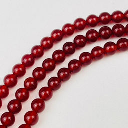 Бусины для украшений из Сердолика (62 бусины) 38 см