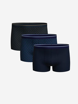 Standart Kal?p Pamuklu Esnek Erkek Boxer 3l?