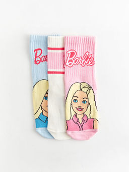 Barbie Desenli K?z ?ocuk Soket ?orap 3l? - Waikiki фото 2