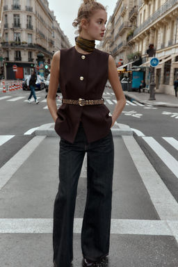 BELTED WAISTCOAT - Zara фото 5