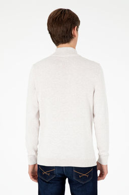 Мужской базовый свитер из каменного меланжа - U.s. polo assn фото 5