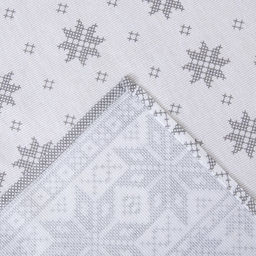 Скатерть Рождественские Елочки 110х146 см, 100% хлопок, 164 г/м2 - Доляна фото 3