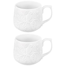 Набор 2 кружек 500 мл 13,5*10*9 см "Птички на ветке", фарфор