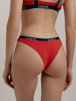 CONTE BLACK&WHITE LBR 2736 Трусы женские red - Conte elegant фото 3