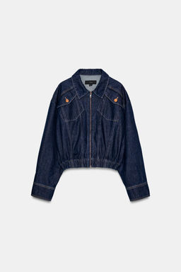 Z1975 DENIM BOMBER JACKET - Zara фото 9