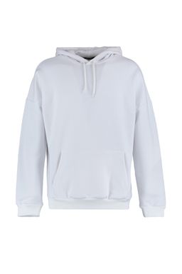 TRENDYOL MAN Siyah Regular/Normal Kesim Bask?l? Kapusonlu Sanatsal Bask?l? Sweatshirt TMNAW20SW0489 - Trendyolmilla фото 8