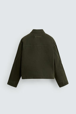 RELAXED FIT WASHED JACKET - Zara фото 8