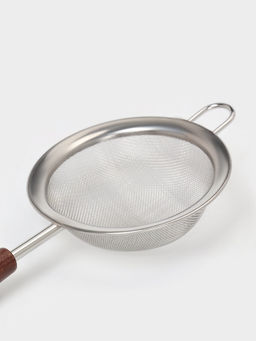Сито с ручкой Magistro «Версаль» d=8 см, нержавеющая сталь, ручка акация