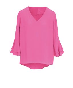 Блузка, малиновая - Linea tesini фото 2