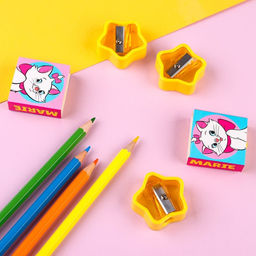 Цена за 24 шт. Точилка пластиковая, «Коты аристократы»