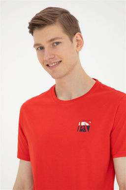 Мужская красная футболка - U.s. polo assn фото 2