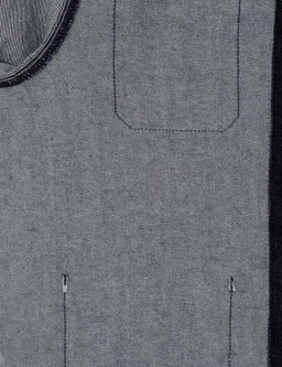 Темно-синяя джинсовая куртка классического кроя - Cacharel фото 6