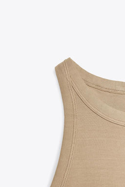 FADED-EFFECT HALTER TOP - Zara фото 8