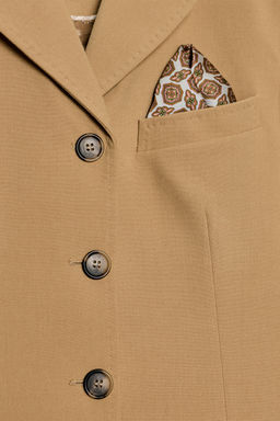 FITTED BLAZER WITH CONTRAST SCARF ZW COLLECTION