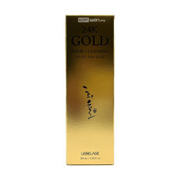 Пенка для лица очищающая с биозолотом 24K Gold Foam Cleansing Heeyul Lebelage, Корея, 100 мл Акция