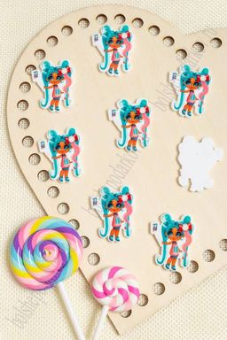 Кабошон-вырубка Девочка 36*27 мм (10 шт) SF-3018, №5