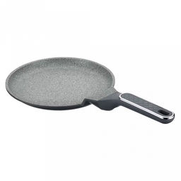 Сковорода блинная с антипригарным покрытием Denim д20см, s4мм, индукционное дно д16см, s1,5мм, литой алюминий, 2-х слойное антипригарное покрытие WISTONE с эффектом гранитной крошки, бакелитовая ручка с покрытием soft-touch, Regent (Китай) Подх - Домашняя мода фото 3