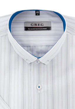 Сорочка мужская короткий рукав GREG 121/109/59/Z/b/1