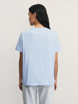 Базовая футболка с вышивкой / Zarina  фото 6