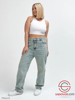 Джинсы мом стрейч женские - Bruno фото 3