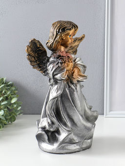 Фигура "Ангел в платье" большой" бронза 35х19х15 см