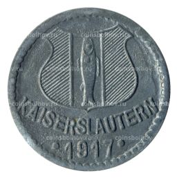 Монета 10 пфеннигов 1917 года Германия  Нотгельд (Кайзерслаутерн)