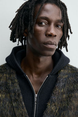 FAUX FUR CARDIGAN - Zara фото 8