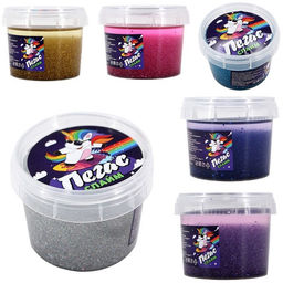 Слайм "Пегас" 100гр., с блестками, цвет в ассорт., РОССИЯ