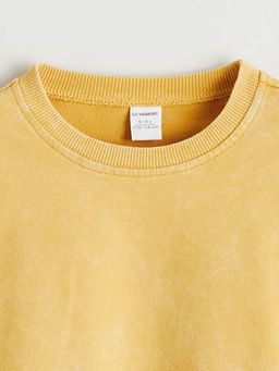Bisiklet Yaka Erkek ?ocuk Sweatshirt