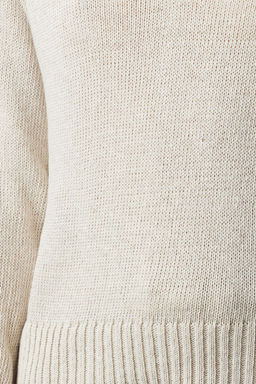 Vizon Merserize Gorunumlu Ajurlu/Delikli Pamuklu V Yaka Triko Kazak TWOAW24KZ01217 - Trendyolmilla фото 11