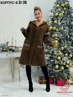 Пальто женское с капюшоном - Bruno фото 7