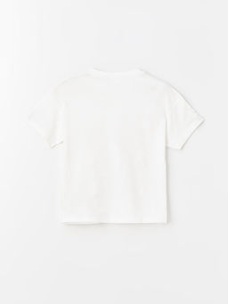 Bisiklet Yaka Bask?l? K?z ?ocuk Pijama ?st - Waikiki фото 2