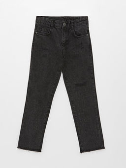 Basic K?z ?ocuk Jean Pantolon