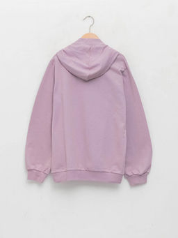 Kap??onlu Tinker Bell Bask?l? Uzun Kollu K?z ?ocuk Sweatshirt - Waikiki фото 2