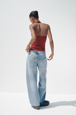 POLYAMIDE HALTER TOP - Zara фото 31