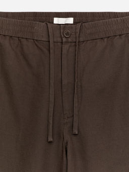 Pantalones de mezcla de lino - H&m фото 9