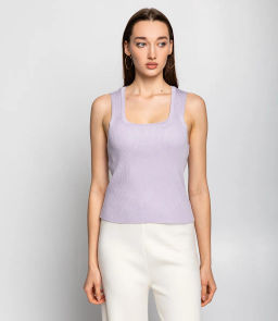 Топ #КТ2056, светло-сиреневый