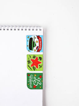 Подарочный набор: Блокнот А6, 40 л. Магнитные закладки и ручка "С днем защитника отечества"