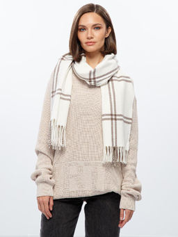 Палантин жен. хл+шерсть 68х180 LG23-977-02 - Labbra фото 4