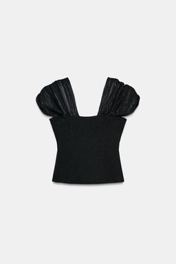 BOUCL_ COMBINED TOP - Zara фото 9